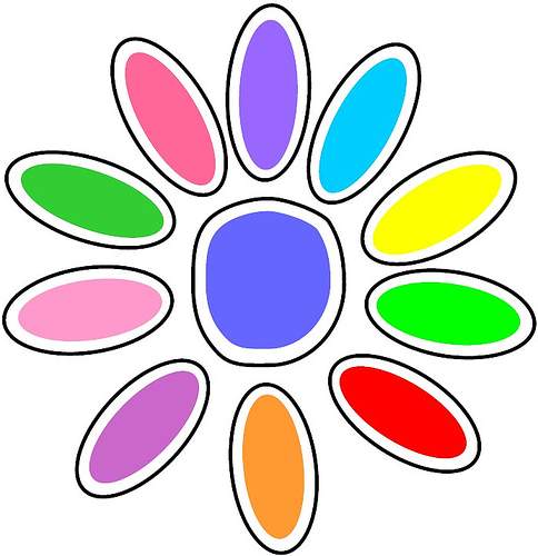 484x500 Girl Scout Daisy Clipart