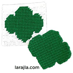 306x303 Girl Scout Trefoil Template Gallery