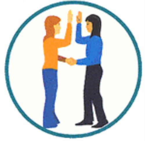 500x487 Girl Scout Sign Hand Clipart