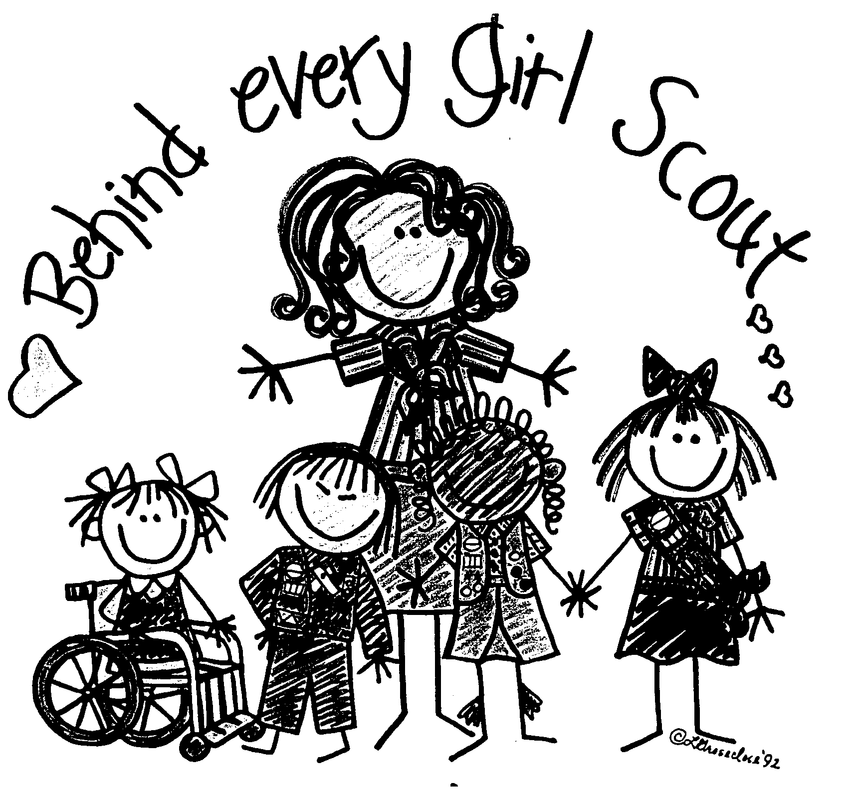 1708x1602 Girl Scout Law Clipart