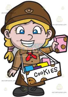 223x319 Girl Scouts Clipart
