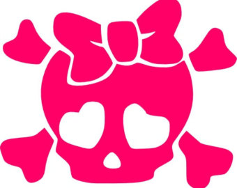 340x270 Girl Skull Clipart, Explore Pictures