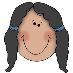 300x300 Clipart Face Girl
