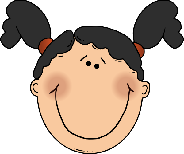 600x501 Little Girl Clipart Face