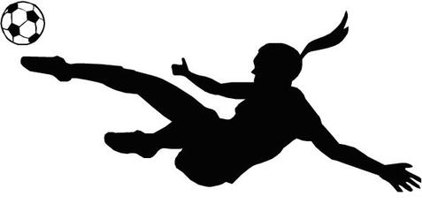 477x231 Girls Soccer Clipart