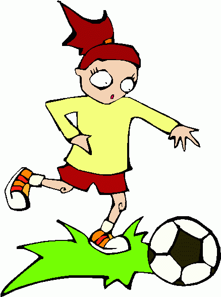 438x588 Free Kids Soccer Clipart Image