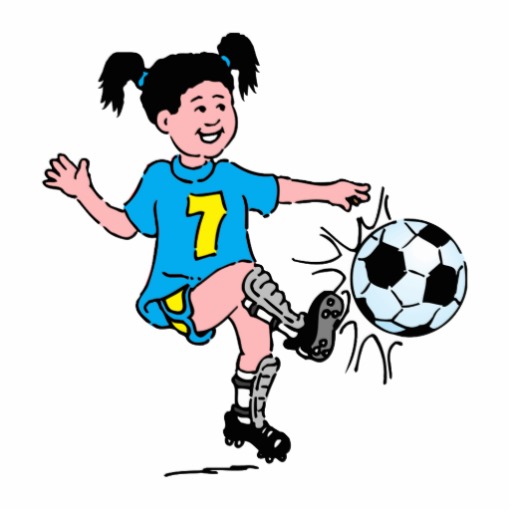 Girl Soccer Player Clipart | Free download on ClipArtMag