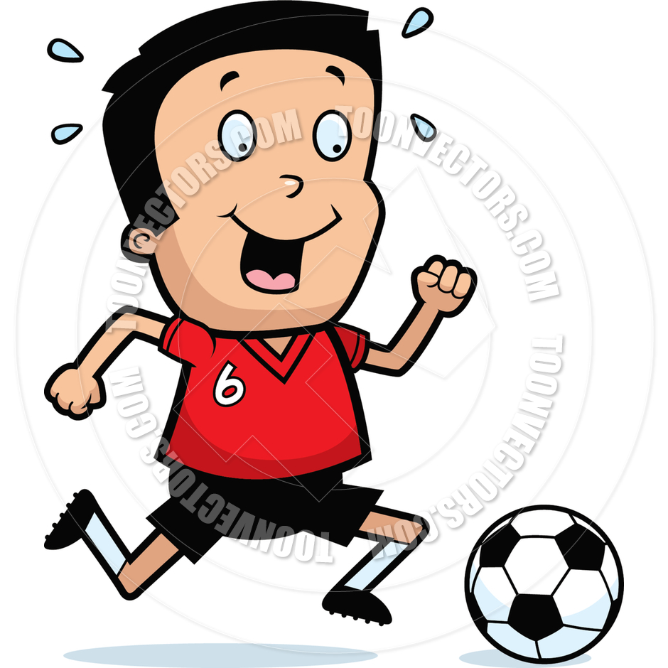 940x940 Cartoon Boy Soccer By Cory Thoman Toon Vectors Eps