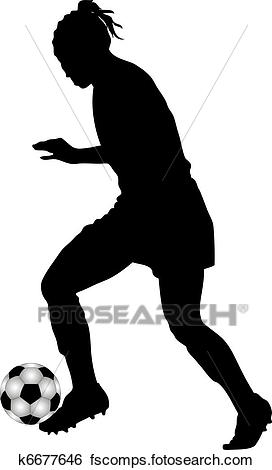 272x470 Stock Illustration Of Female Soccer Player K6677646