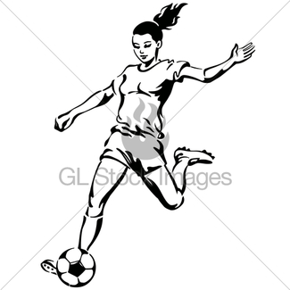 325x325 Female Soccer Player Gl Stock Images