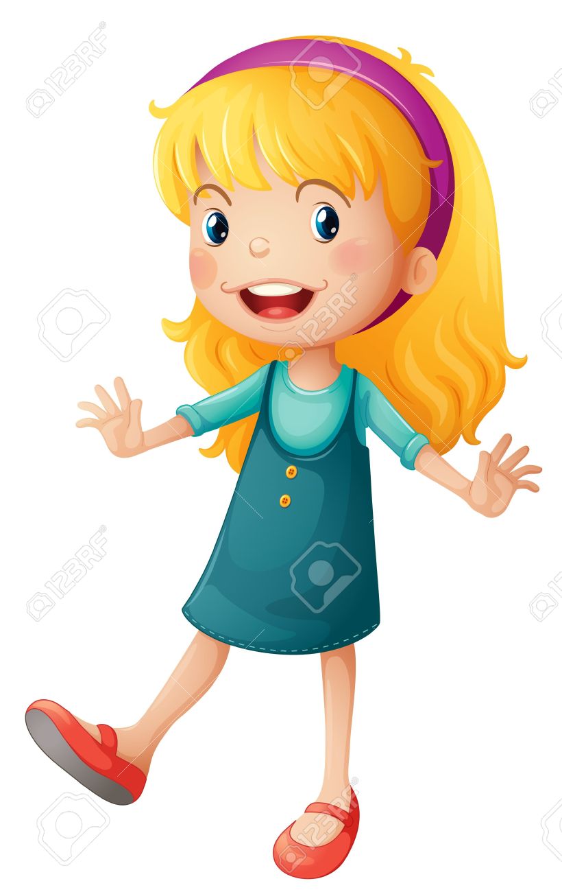 820x1300 Little Girl Clipart Cartoon
