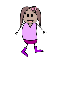 212x300 Girl Stick Figure Clip Art Download