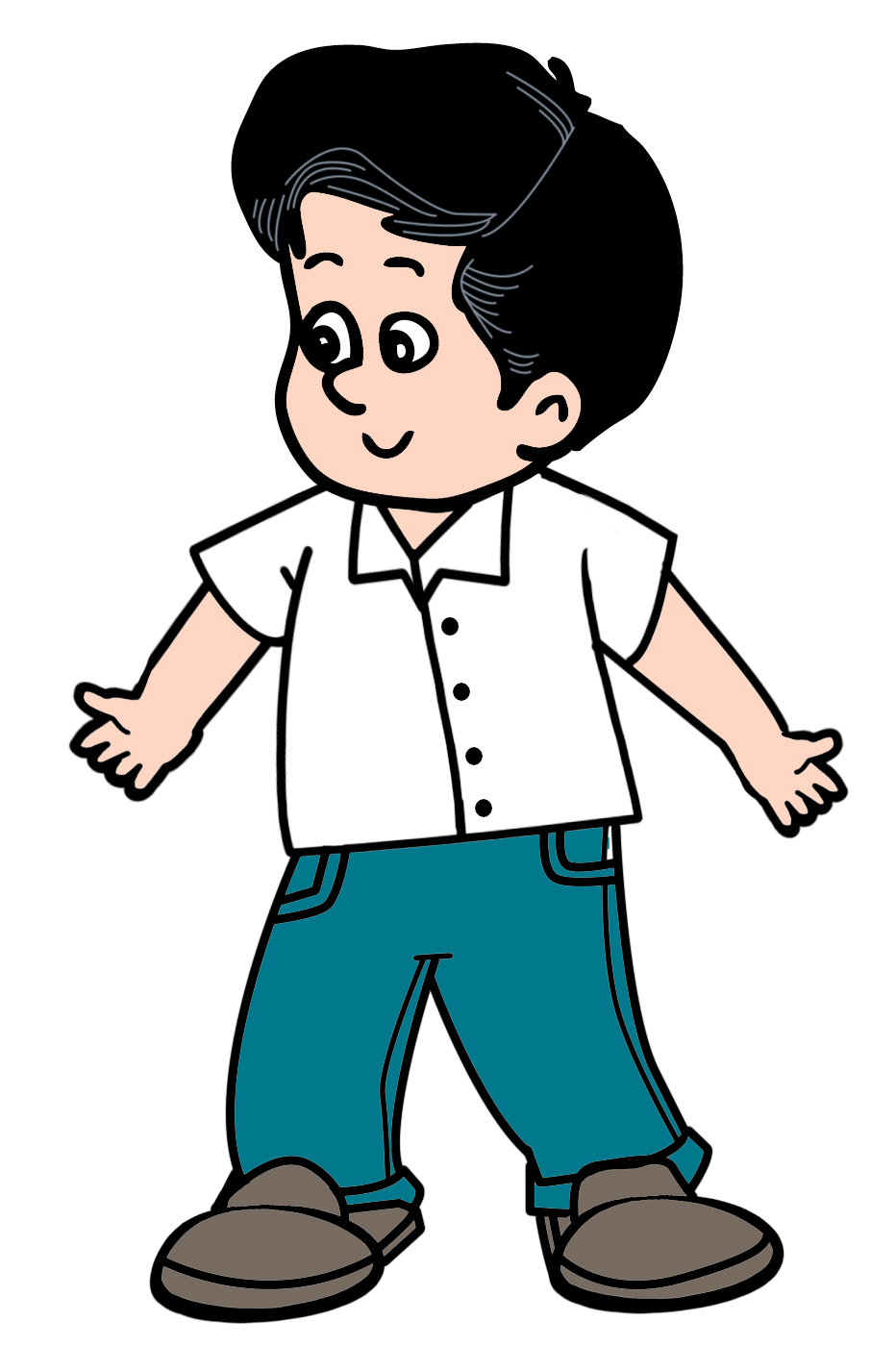 932x1400 Clipart Of A Student