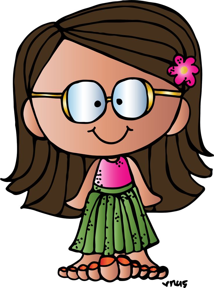 Girl Studying Clipart