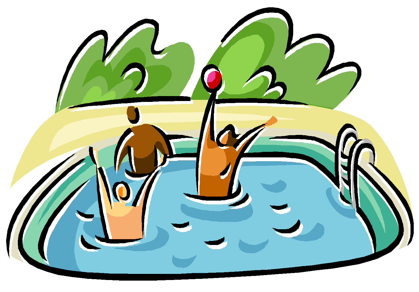 1432x1000 Clipart Pool Swimming