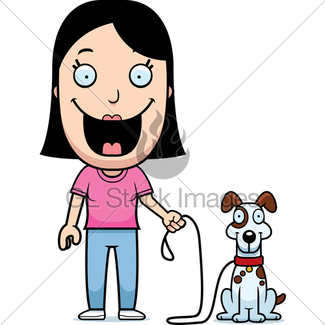 325x325 Dog Walking Gl Stock Images