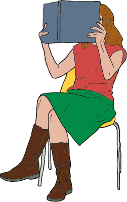 251x400 Free Reading Book Clipart