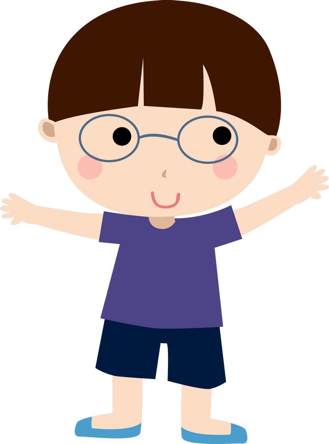 Girl With Glasses Clipart