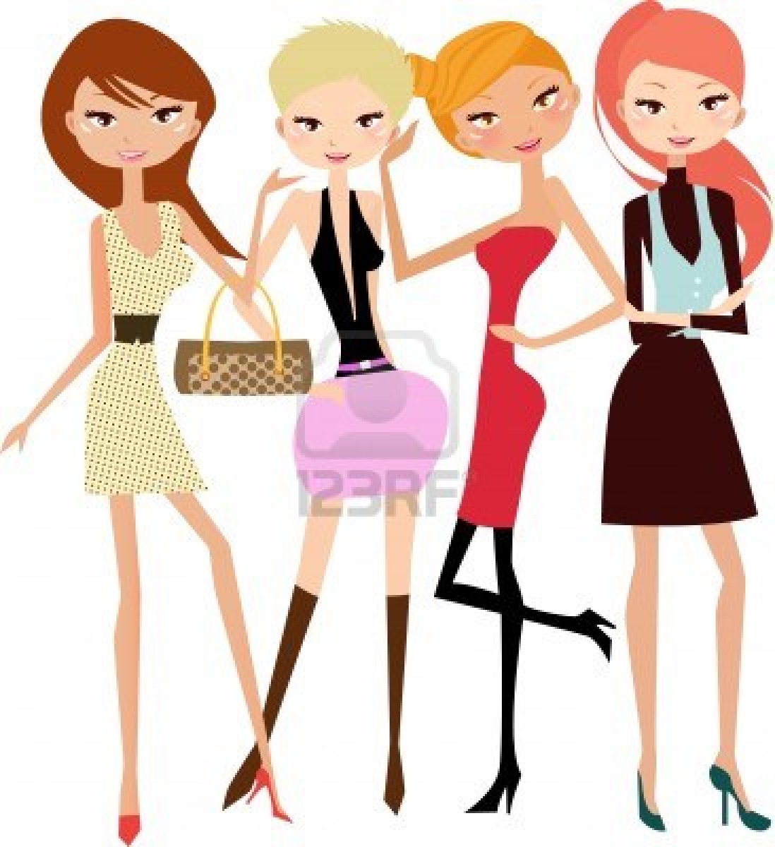 Girlfriends Clipart | Free download on ClipArtMag