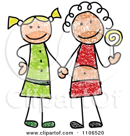 450x470 Best Friends Drawings Clip Art Cliparts