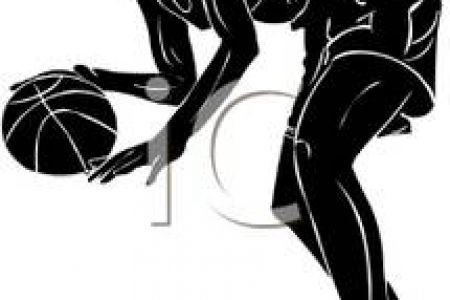 450x300 Girls Basketball Silhouette Clip Art