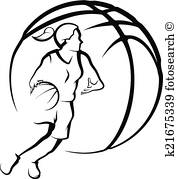178x179 Basketball Girl Clip Art Illustrations. 1,051 Basketball Girl