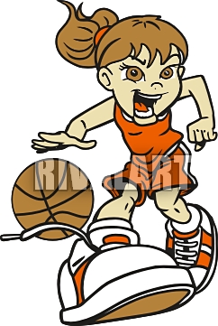 242x361 Girl Basketball Player Clipart Clipart Panda