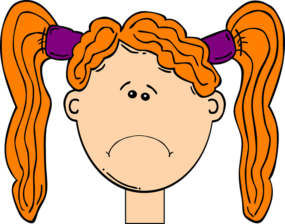 916x720 Sad Girl Face Clipart