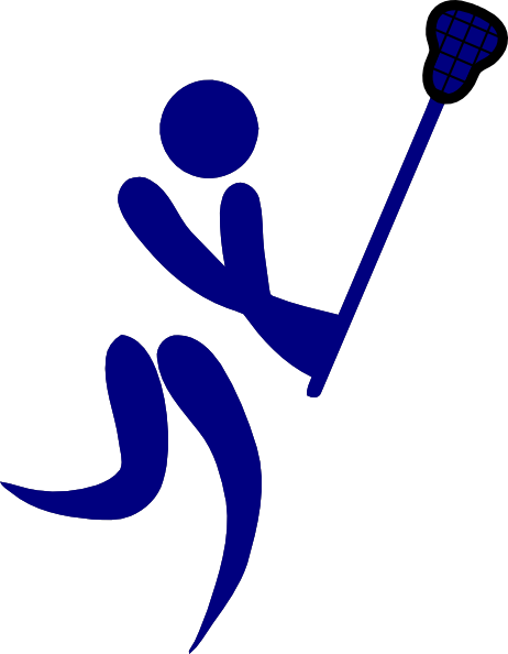 462x594 Blue Lacrosse Clip Art