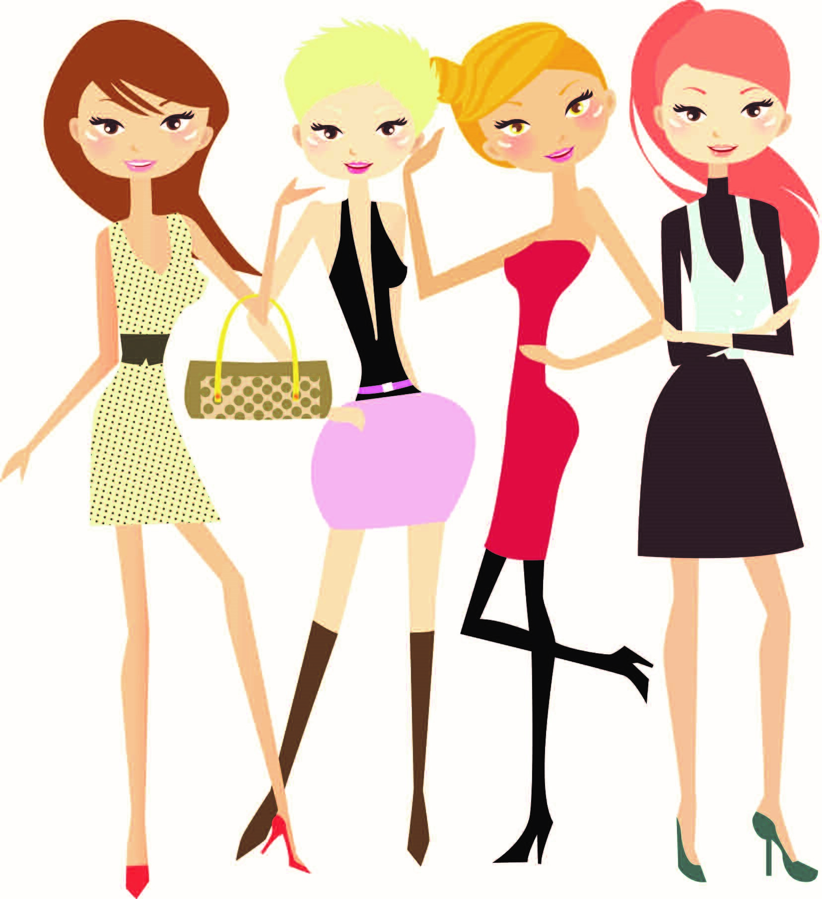 1656x1811 Girls Night Out Clip Art