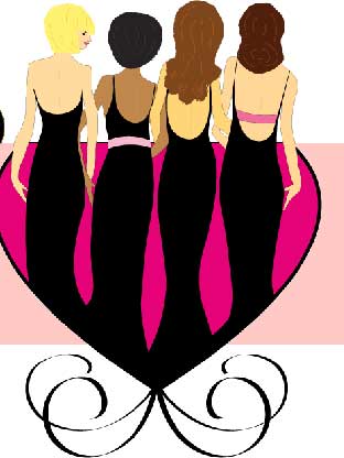 312x416 Girls Night Out Clipart