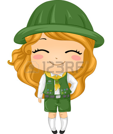 379x450 824 Girl Scout Cliparts, Stock Vector And Royalty Free Girl Scout