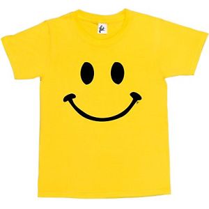 300x300 Retro Happy Funny Smiley Face Kids Boys Girls T Shirt Ebay