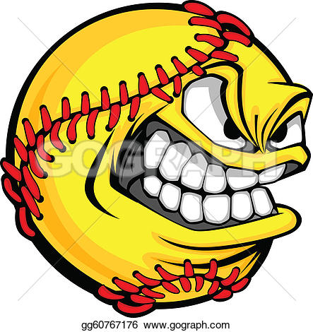 443x470 Softball Clipart Free
