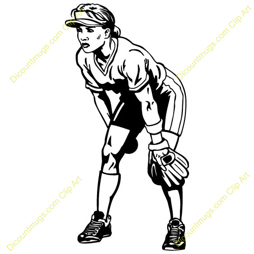 500x500 Softball Player Clipart Many Interesting Cliparts