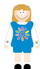 172x297 Daisy Girl Scout Clipart