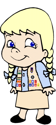 218x480 Cadette Girl Scout Clipart