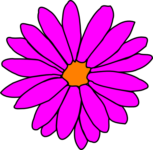 600x590 Flower Clip Art