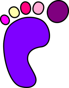 237x300 Girly Foot Clip Art