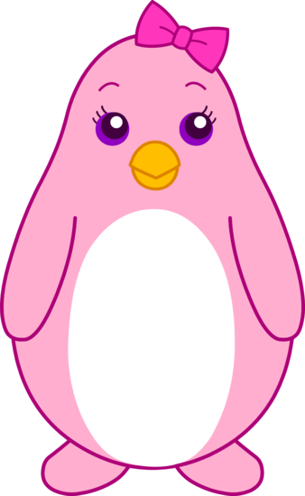 338x550 Pink Girly Penguin With Bow