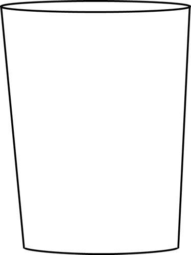 374x500 Drinking Glass Clipart Black And White