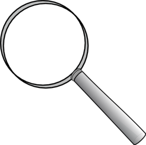 299x297 Magnifying Glass Clip Art