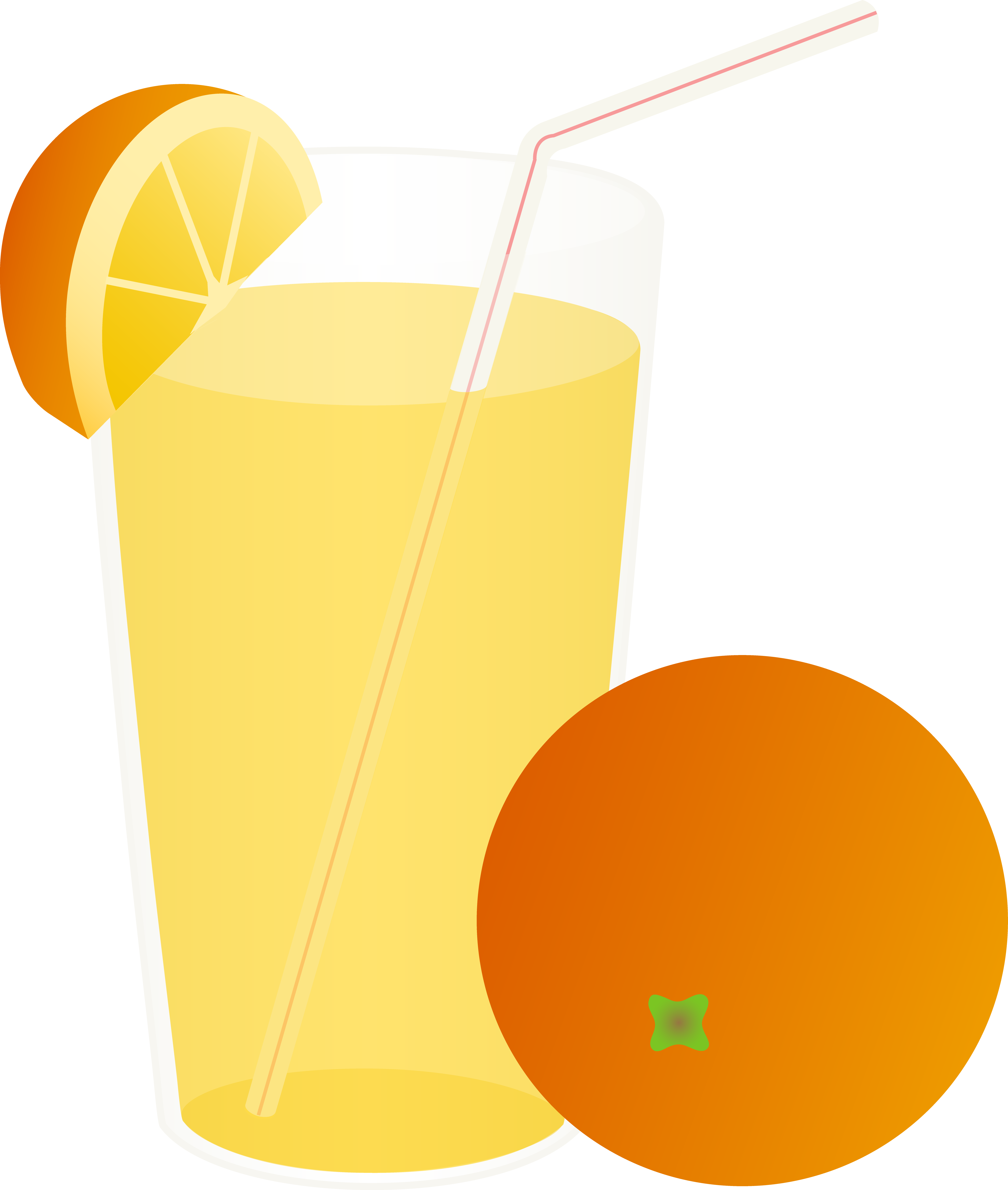 4766x5628 Glass Of Orange Juice With Straw