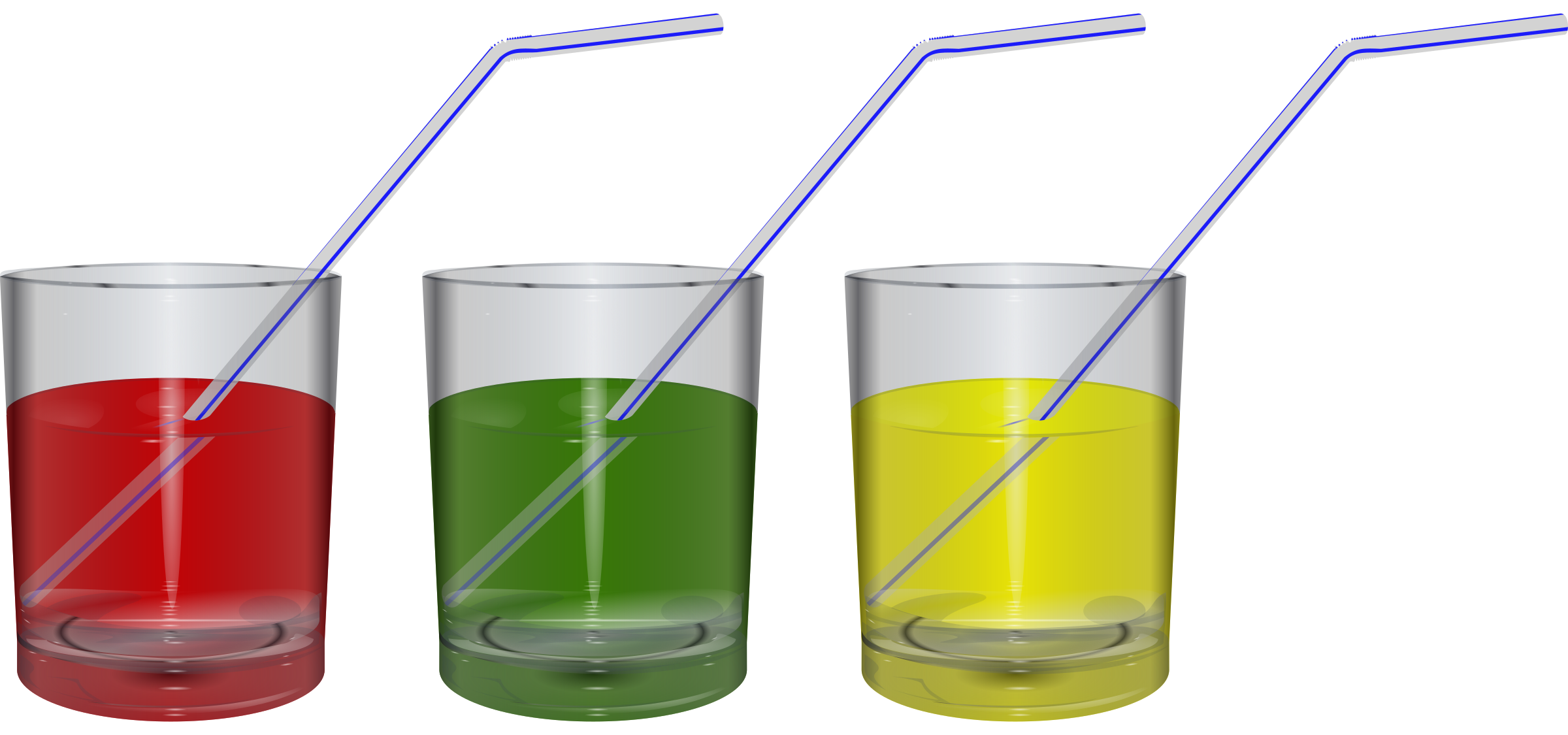 2400x1125 Juice Clipart Glass Water