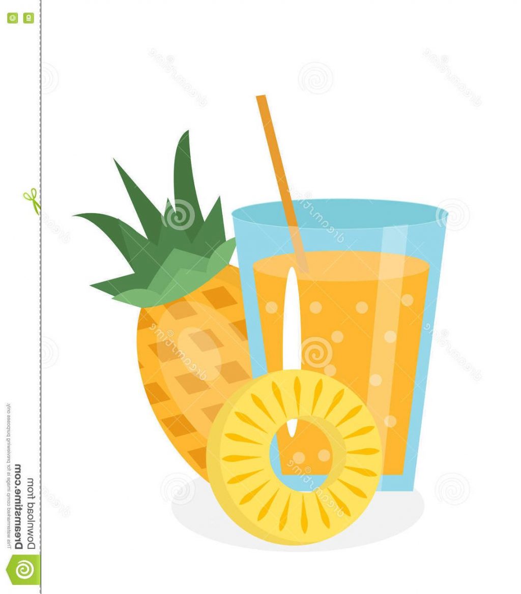 1024x1169 Unique Pineapple Juice Glass Fresh Isolated White Background Fruit