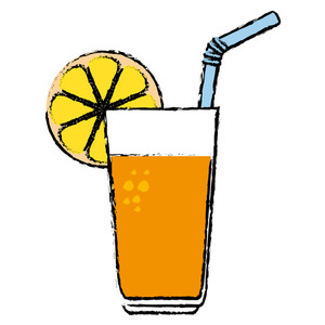 300x300 Orange Juice Royalty Free Illustrations