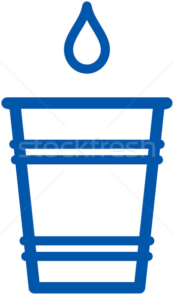 353x600 Plastic Glass Of Water Vector Illustration Vector Illustration