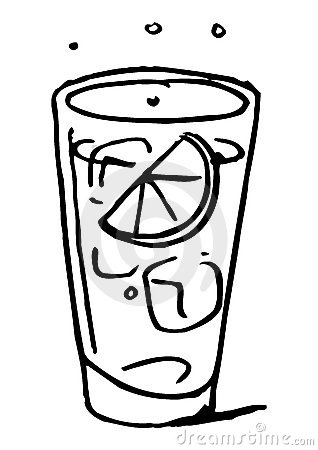 318x450 Glass Of Water Clipart Black And White Clipart Panda