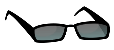 450x200 Cartoon Sun Glasses