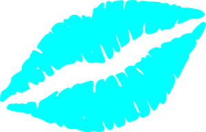 299x192 Lips Clipart Teal